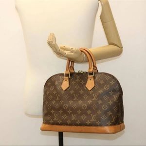 ❤️AUTH. LOUIS VUITTON Monogram ALMA PM Hand Bag❤️